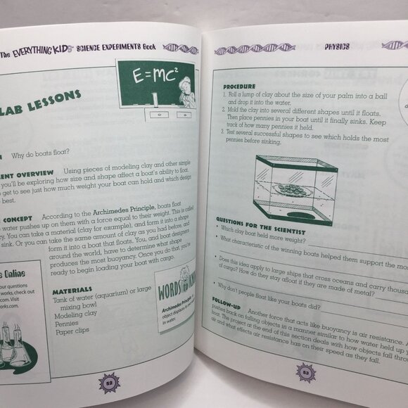 Adams Media The Everything Kids' Science Experiments Book Children Learning Fun - Picture 5 of 9